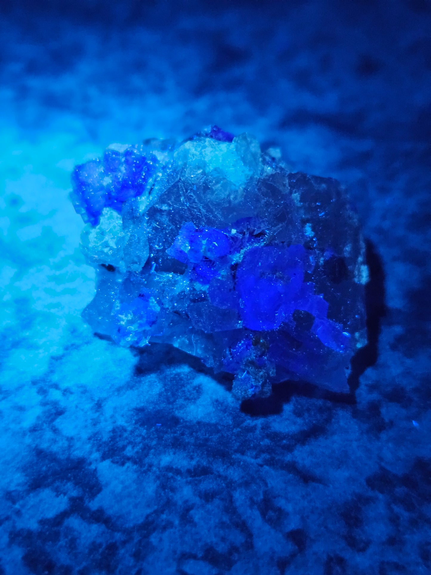 Yaogangxian Fluorite on Quartz