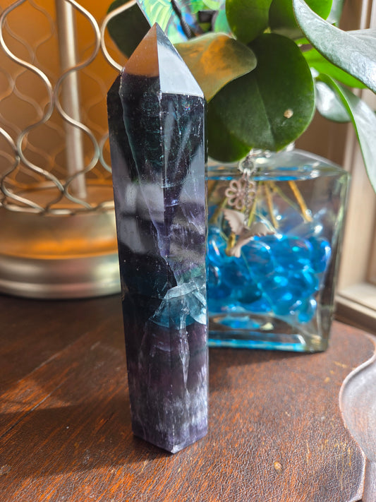 Black Rose Fluorite Tower 2