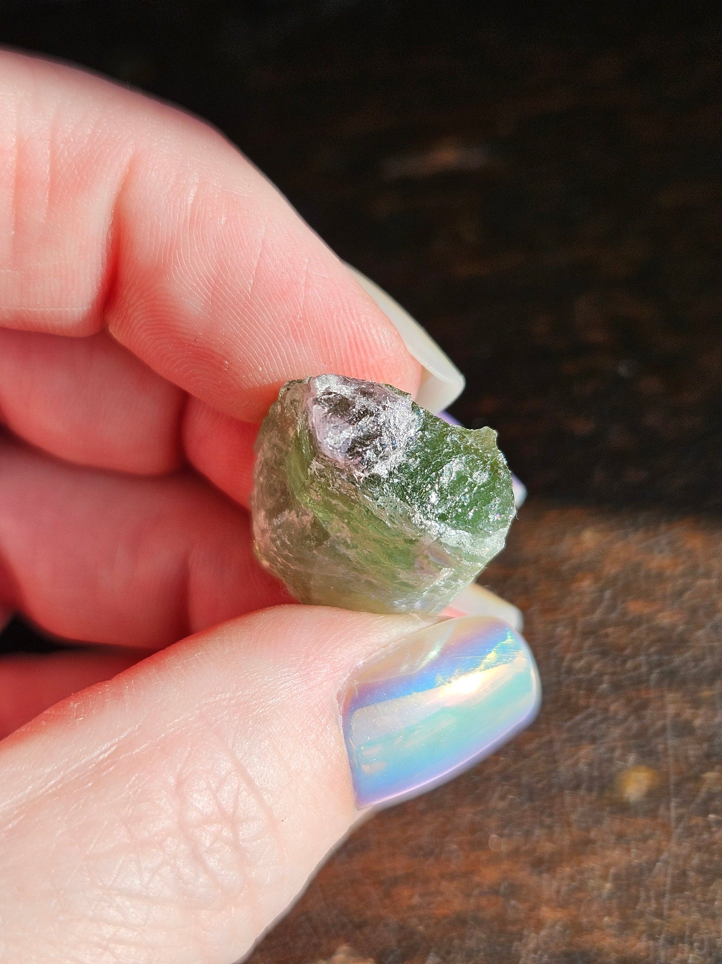 Watermelon Tourmaline- Mostly Green