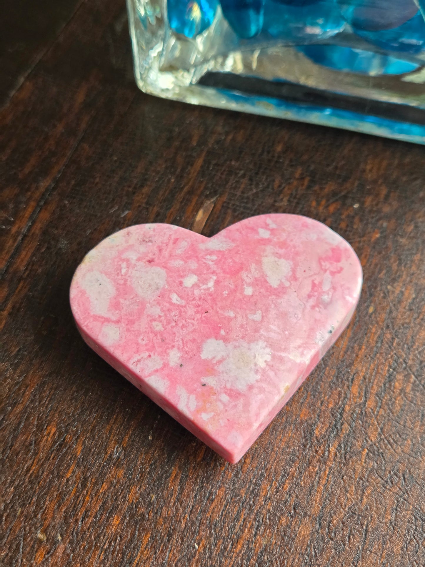 Rhodochrosite Heart  D