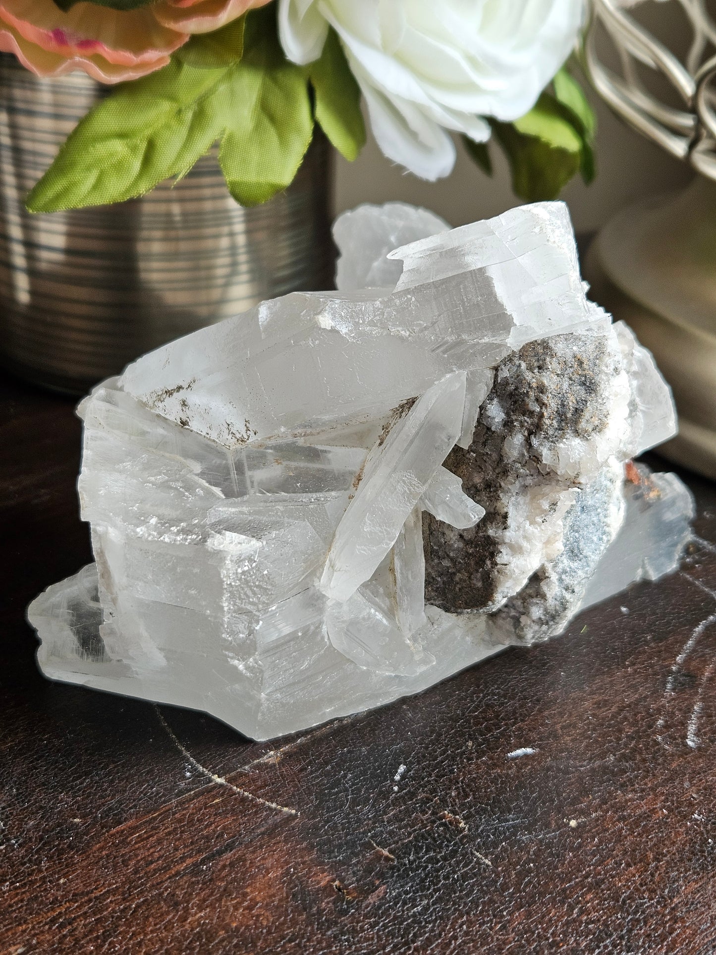 Garden Selenite Cluster — Large — 1 lb 15.9 oz