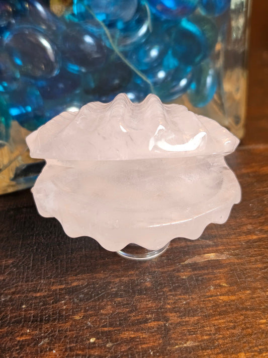 Rose Quartz Clam