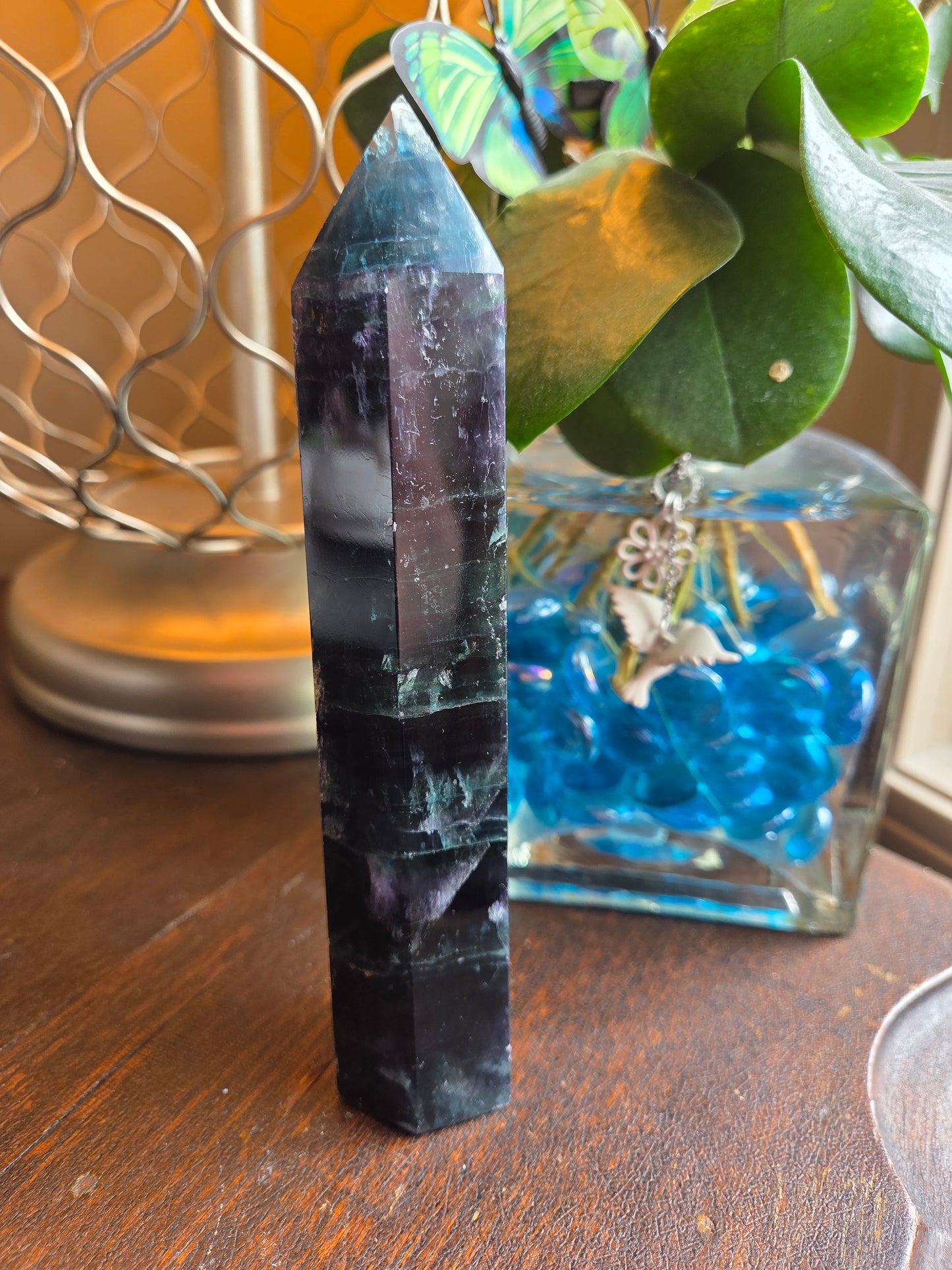 Black Rose Fluorite Tower 6