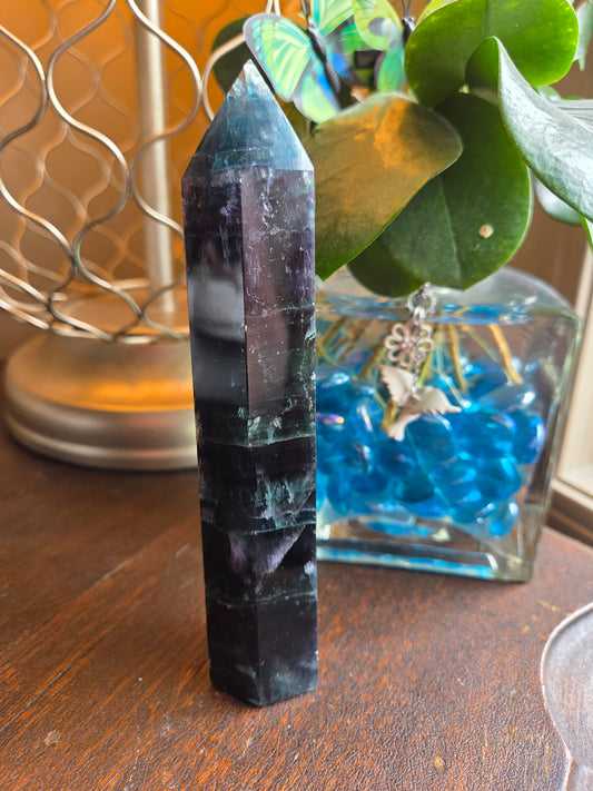 Black Rose Fluorite Tower 6