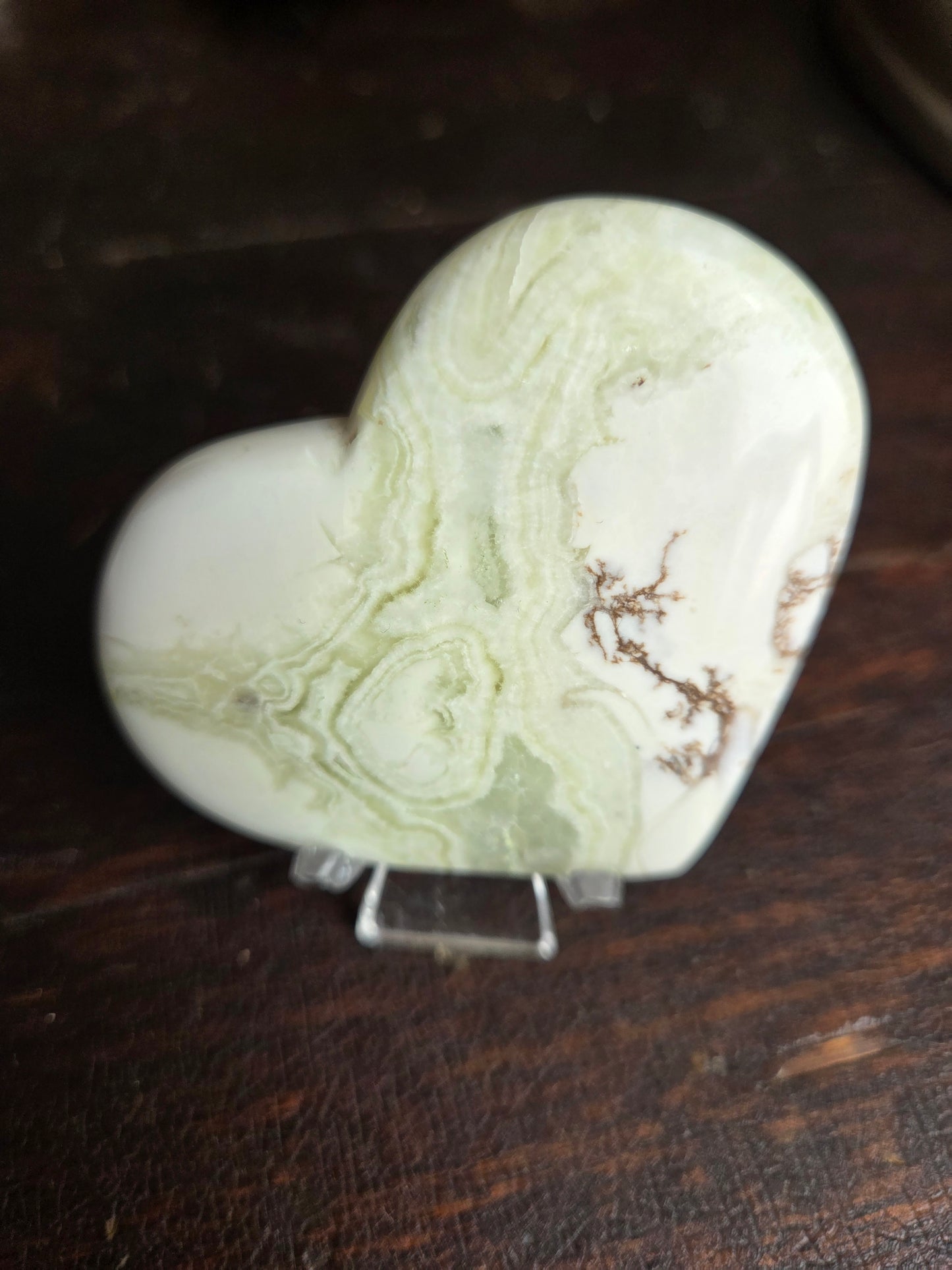 Maligano Jasper Green Heart 20