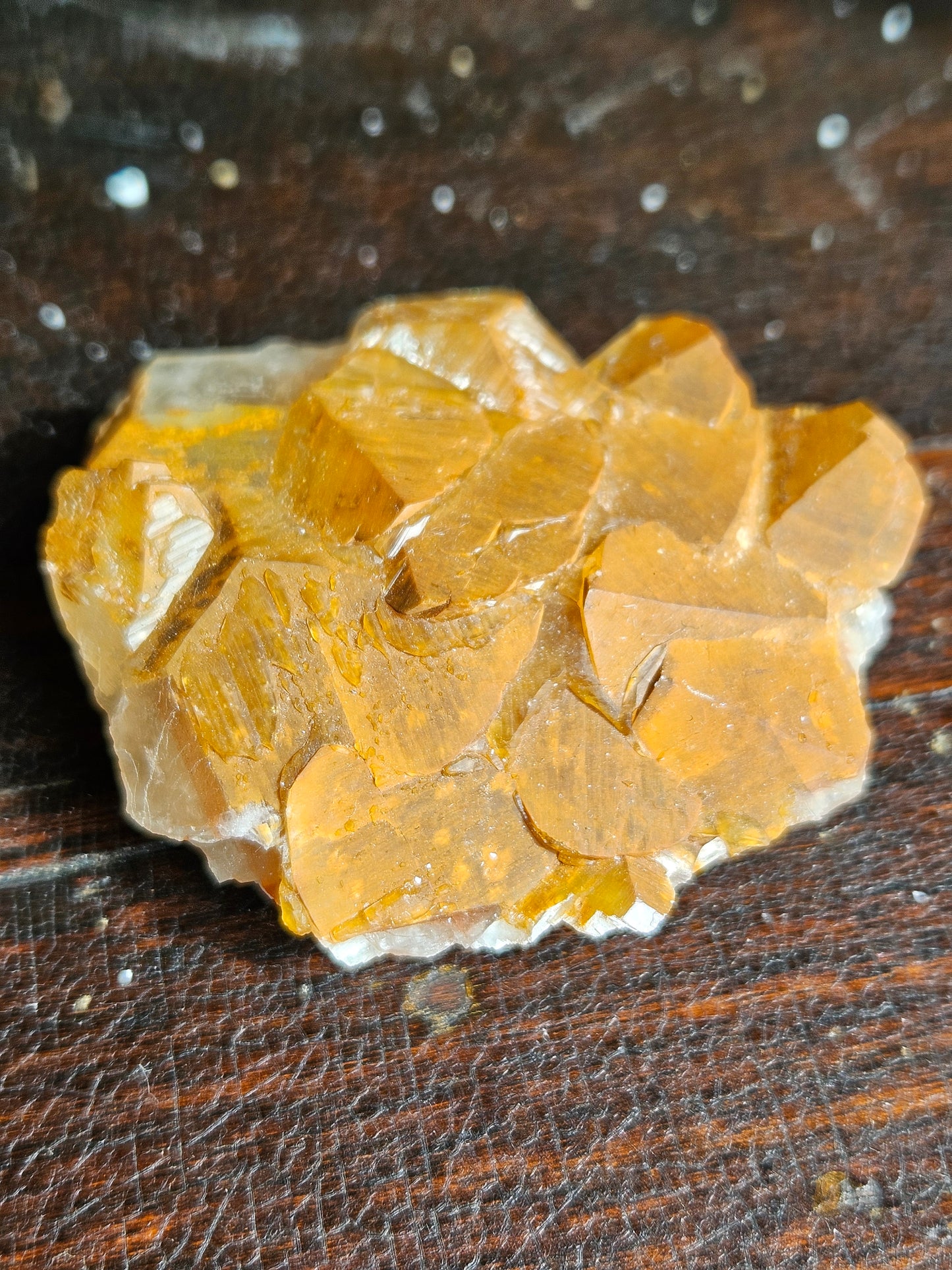 Calcite Cluster Daye Locale — Tabular Golden Blades
