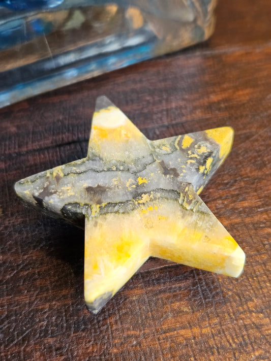 Bumble Bee Jasper Small Star- misfit
