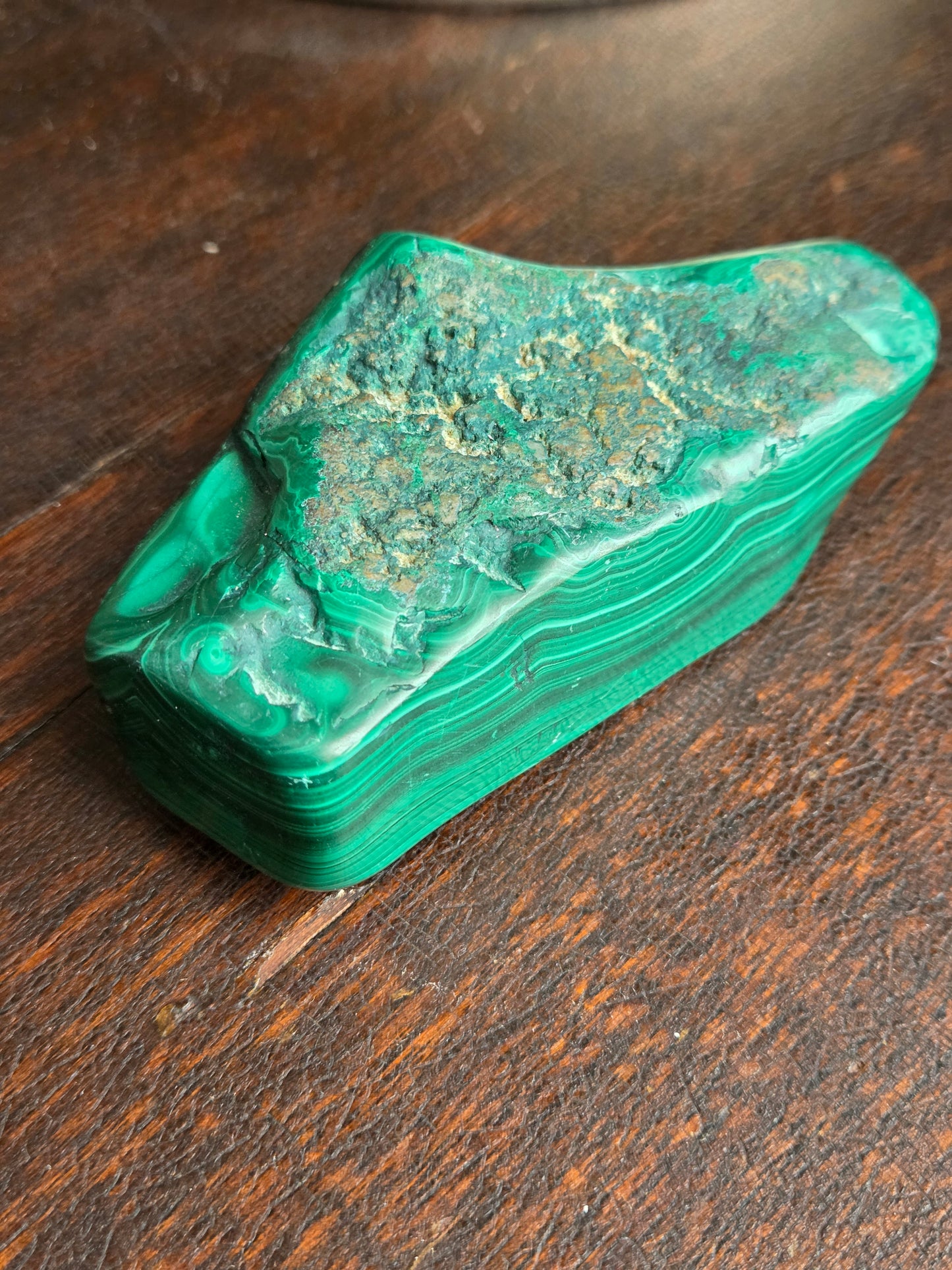 Malachite Polished and Raw