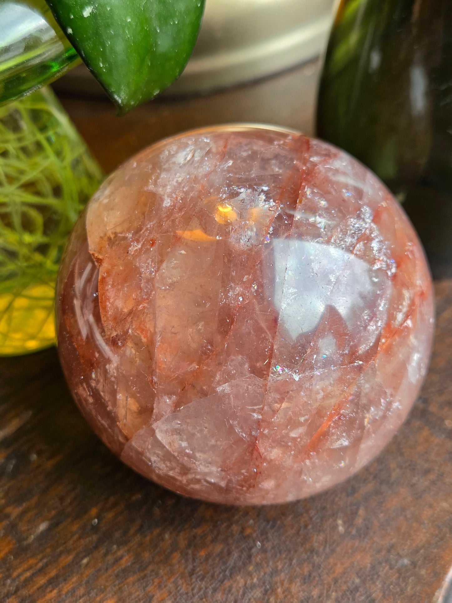 Fire Quartz Sphere