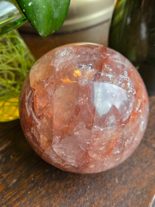 Fire Quartz Sphere