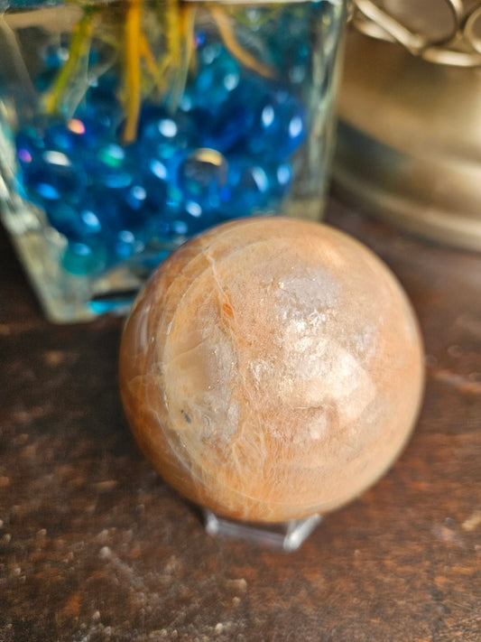 Moonstone Peach Sphere F