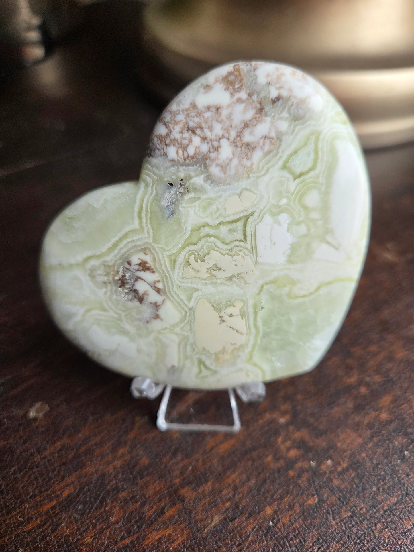 Maligano Jasper Green Heart 32