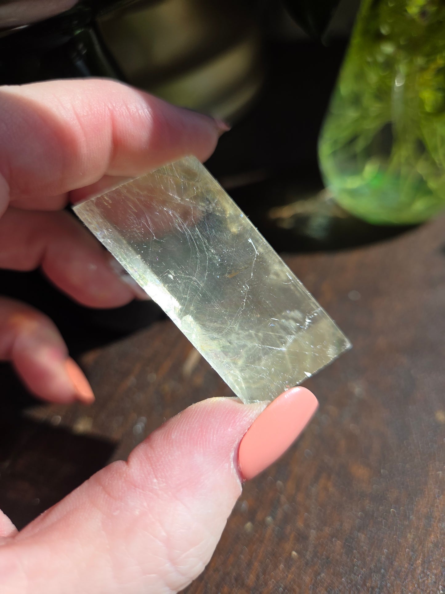 Optical Calcite - Rainbows C