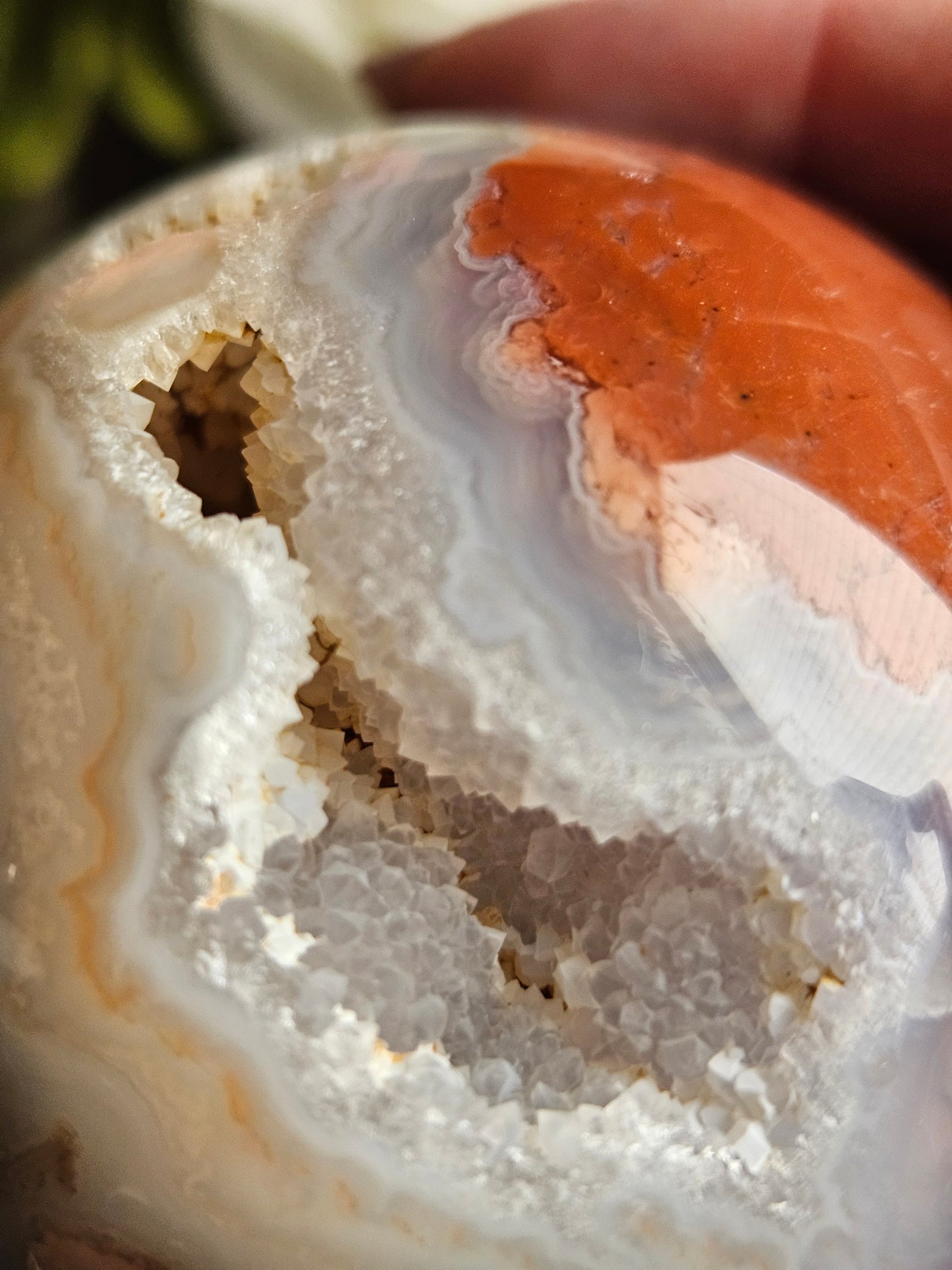 Pink Cotton Candy Agate Sphere C