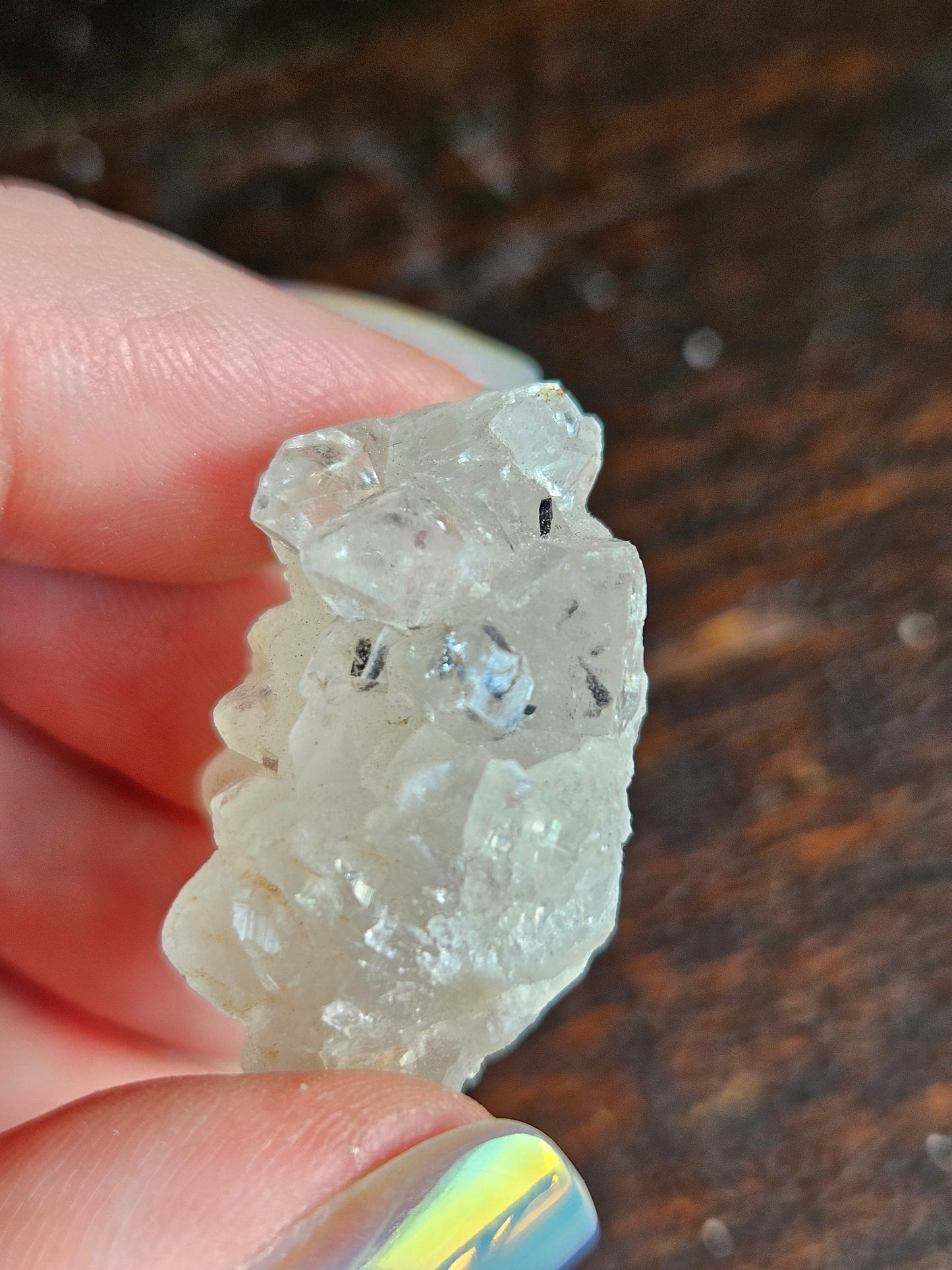 Quartz with Tourmaline Rutile