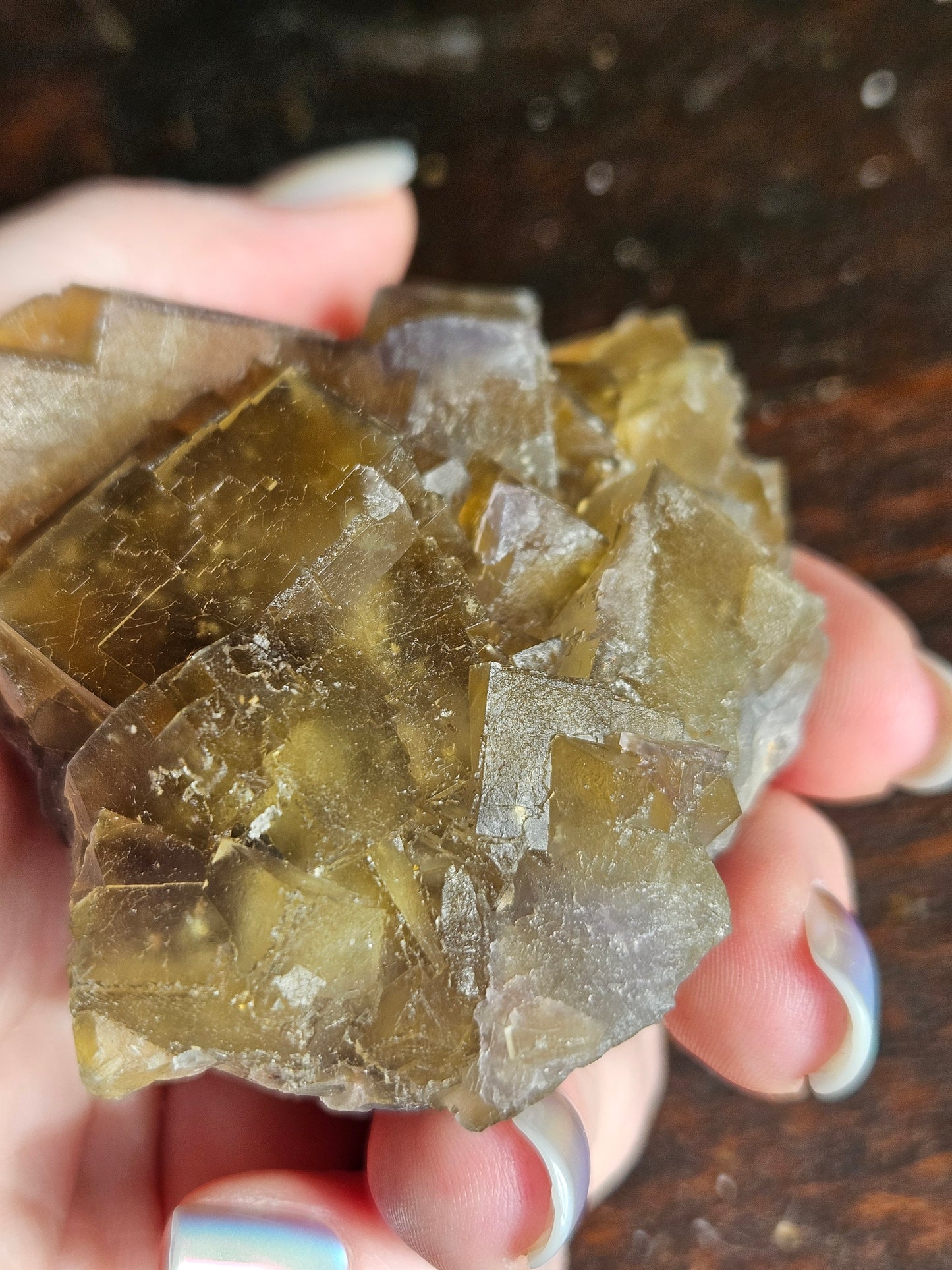 Fluorite, Olive Green, Beijing Locale