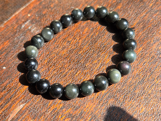 Bracelet, Rainbow Obsidian