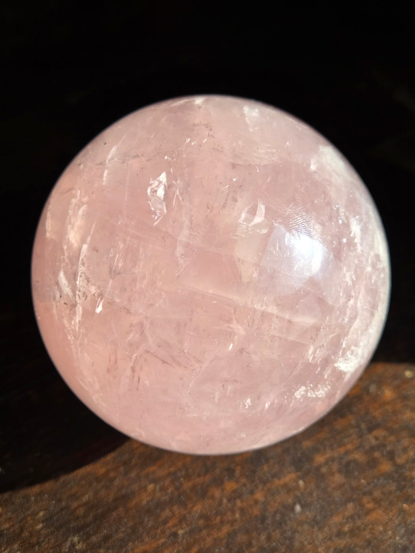 Rose Quartz Sphere  (Star)