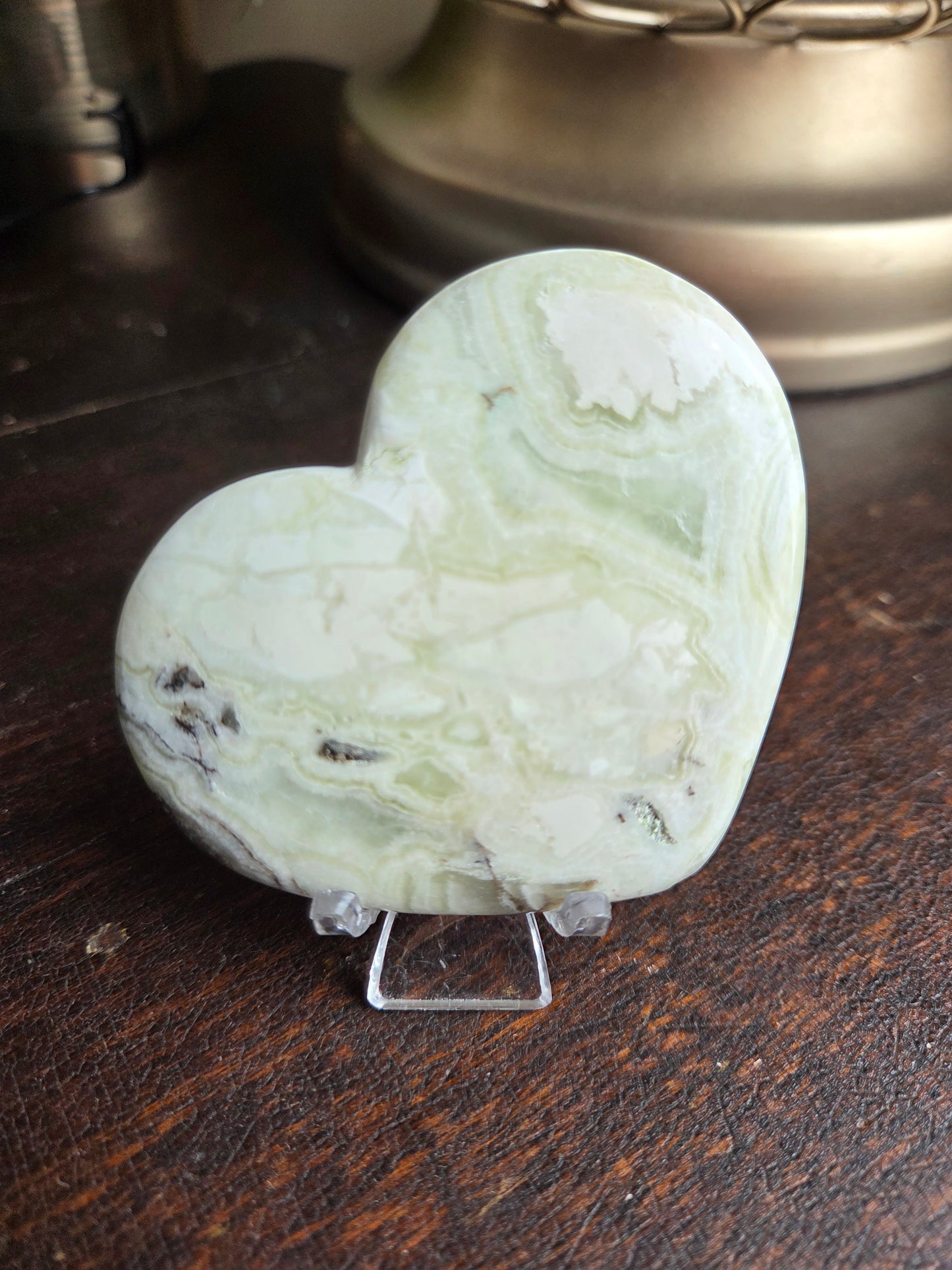 Maligano Jasper Green Heart 23