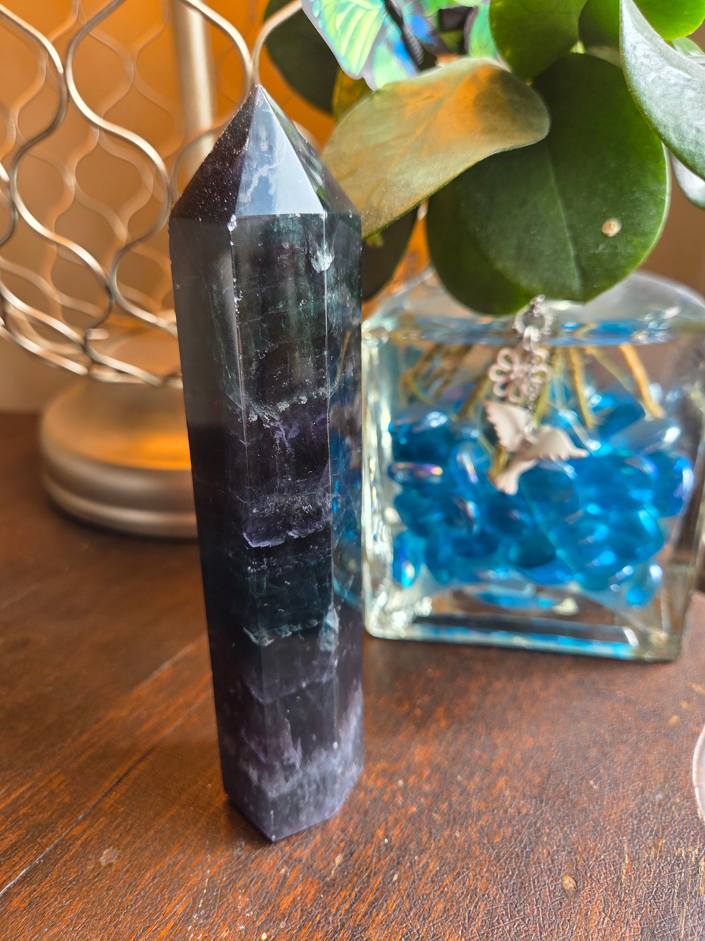 Black Rose Fluorite Tower 1