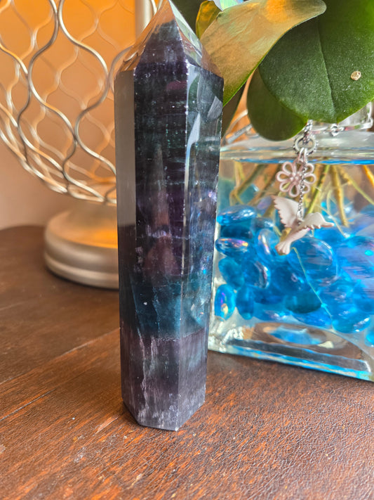 Black Rose Fluorite Tower 3