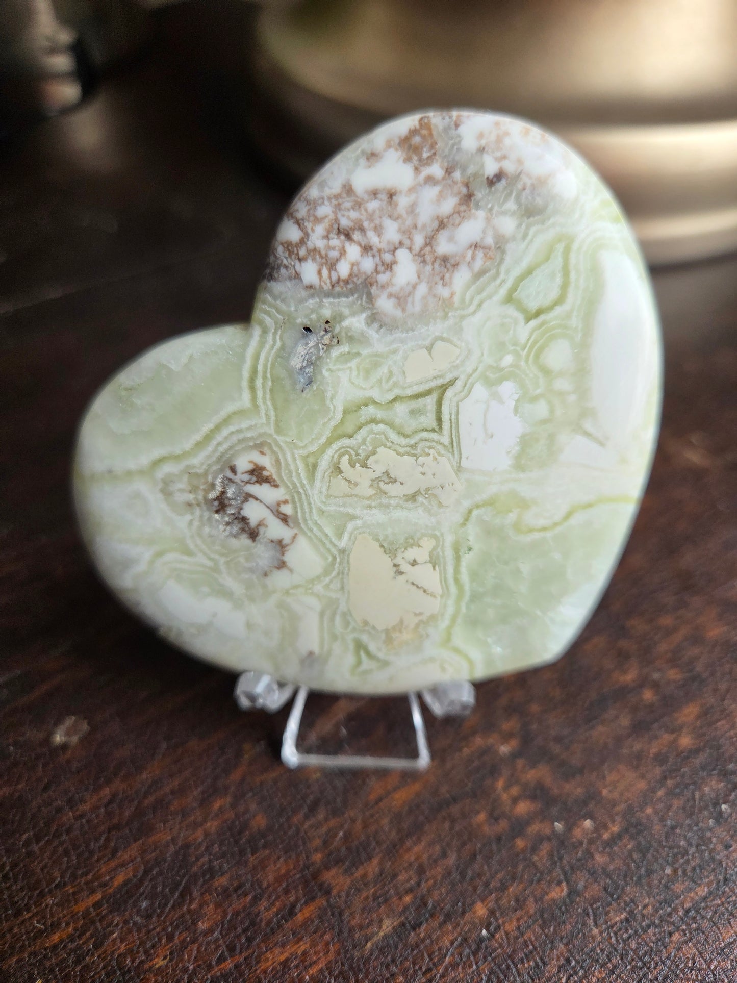 Maligano Jasper Green Heart 32
