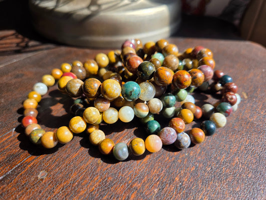 Bracelet, Mixed Jasper/Quartz