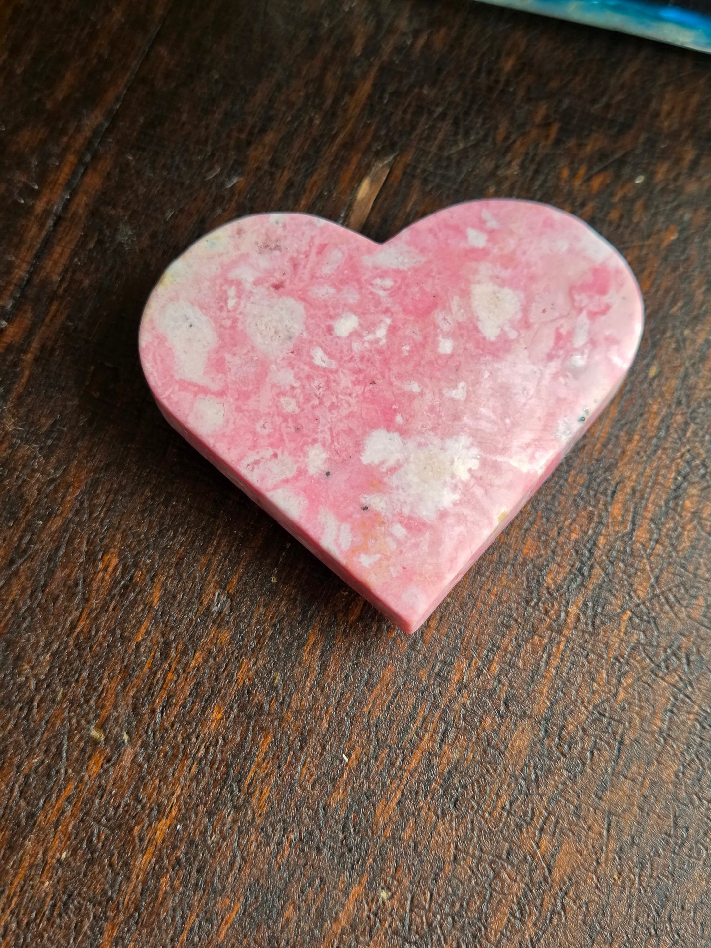 Rhodochrosite Heart  D