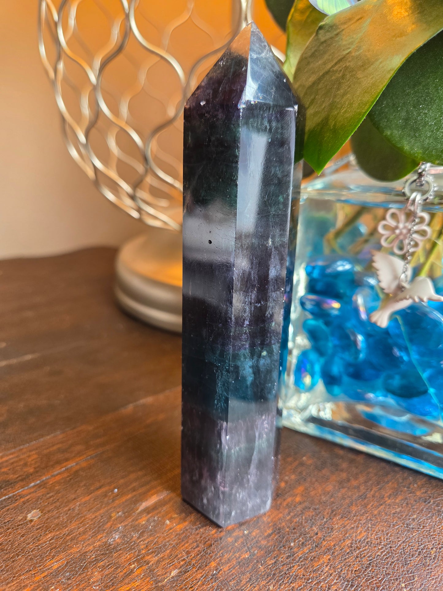 Black Rose Fluorite Tower 3