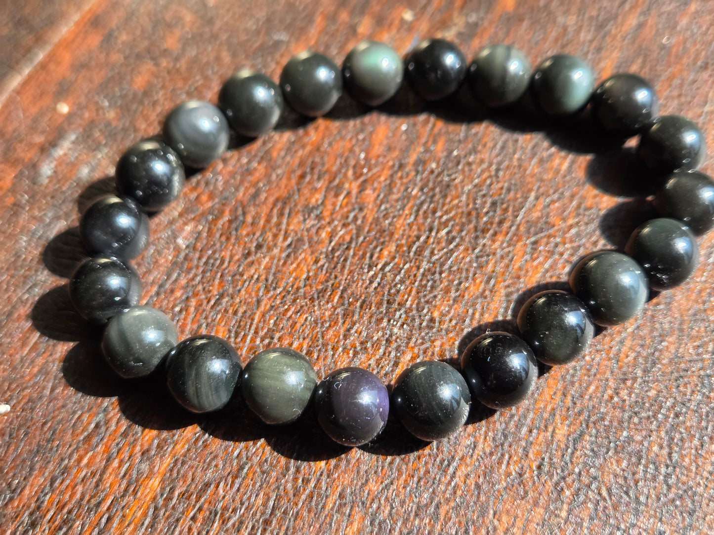 Bracelet, Rainbow Obsidian