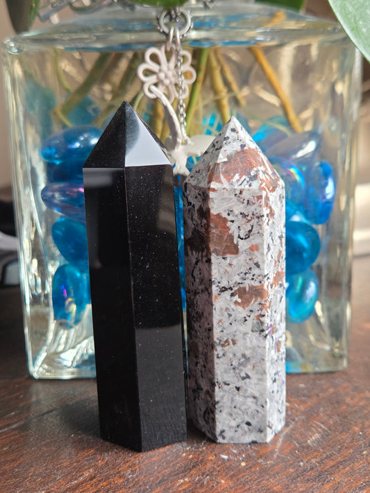 Bundle 25- Yooperlite, Black Obsidian