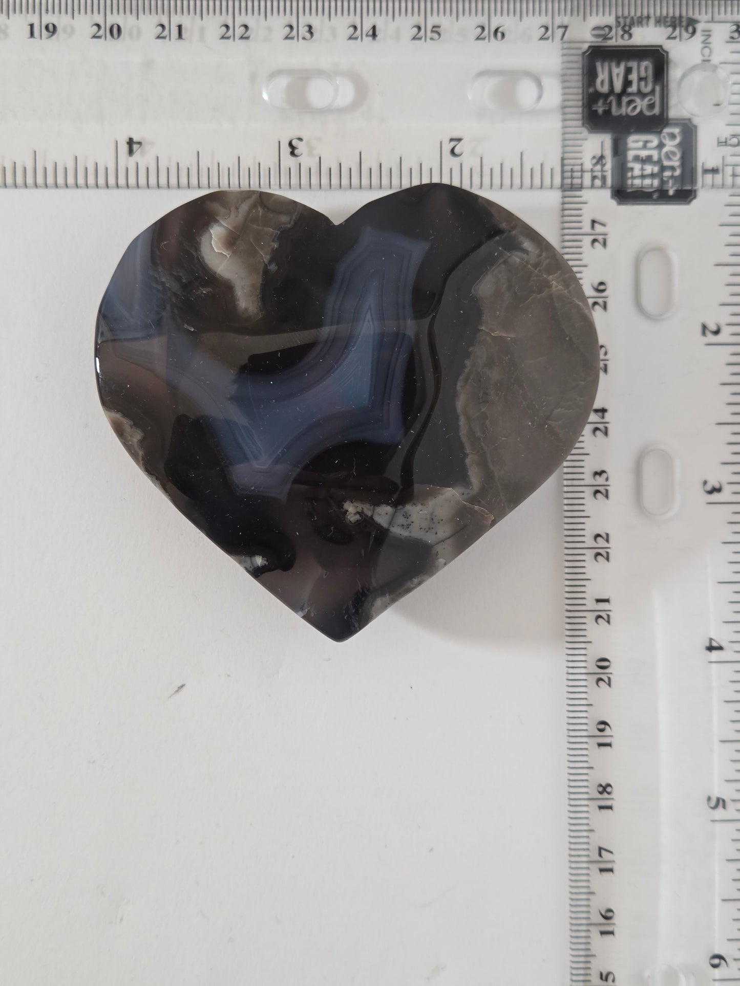 Volcano Agate Heart A