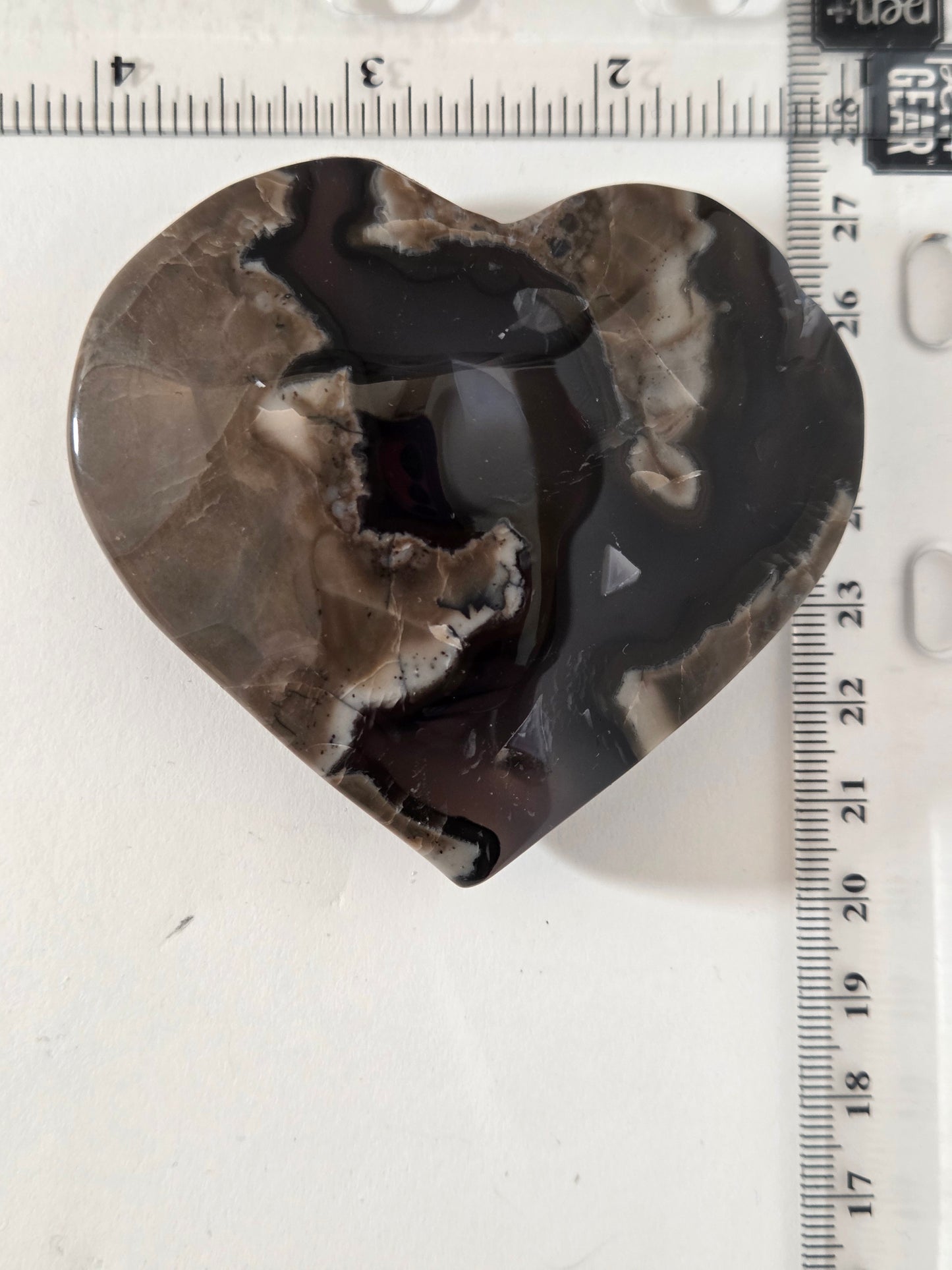 Volcano Agate Heart A